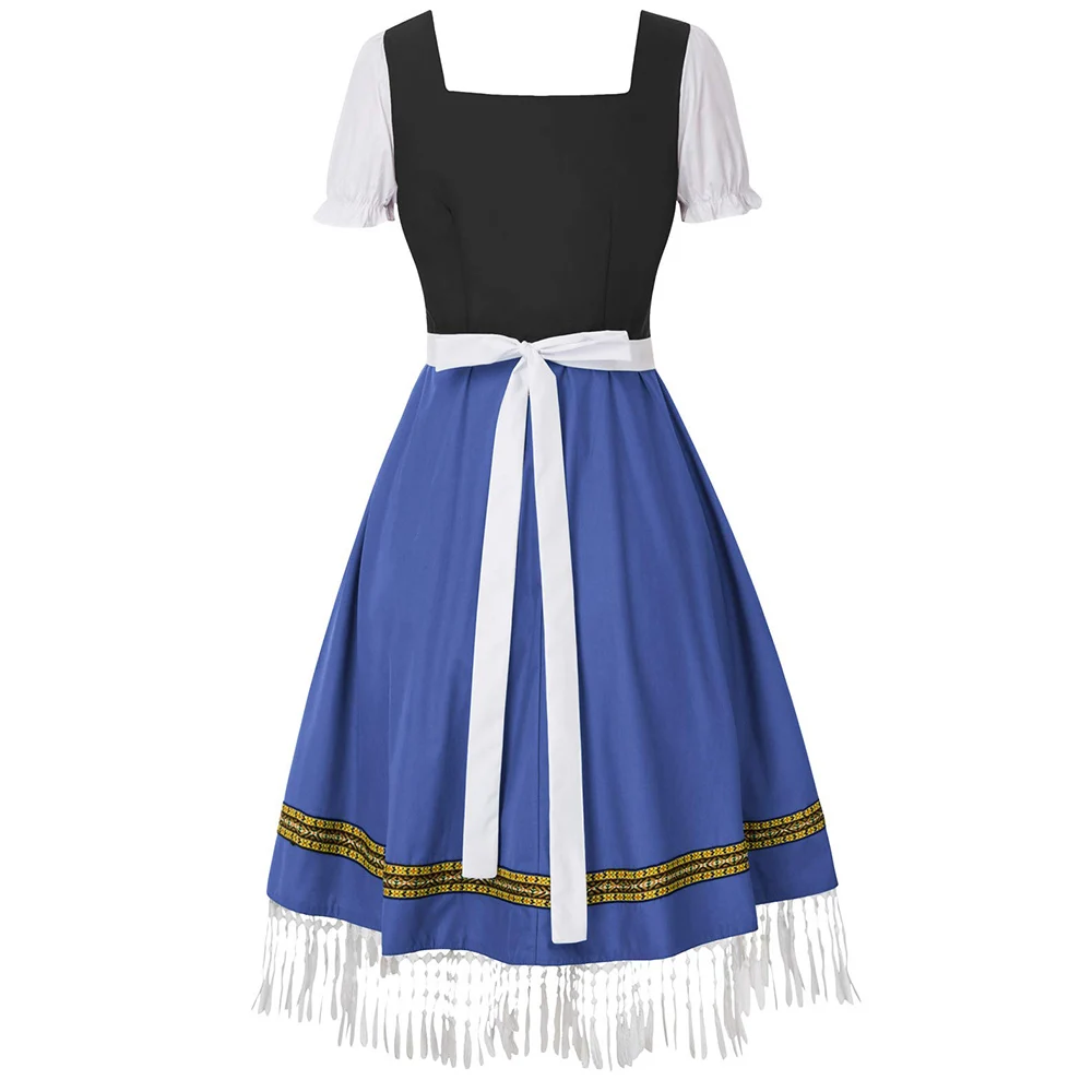 Customized Classical German Dirndl Dress Oktoberfest Wear For Women (Oktoberfest Dirndl / German Dirndl Dress)