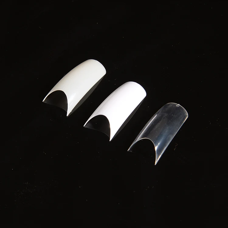 Hot new products French C cover white Fingernail matte style tips with factory prices nail clipper