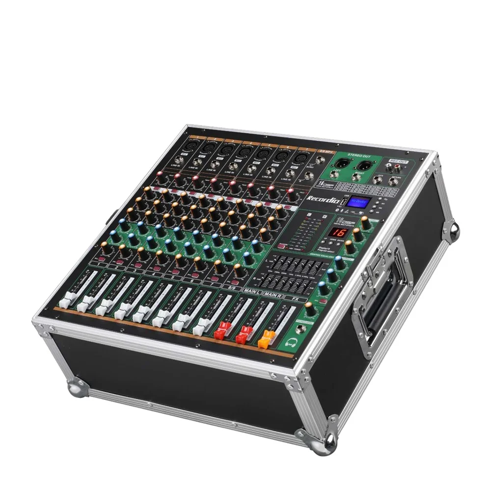 Recordio Audio Sound Card Monitor Headphone And Studio Speaker Mixer With Low Price