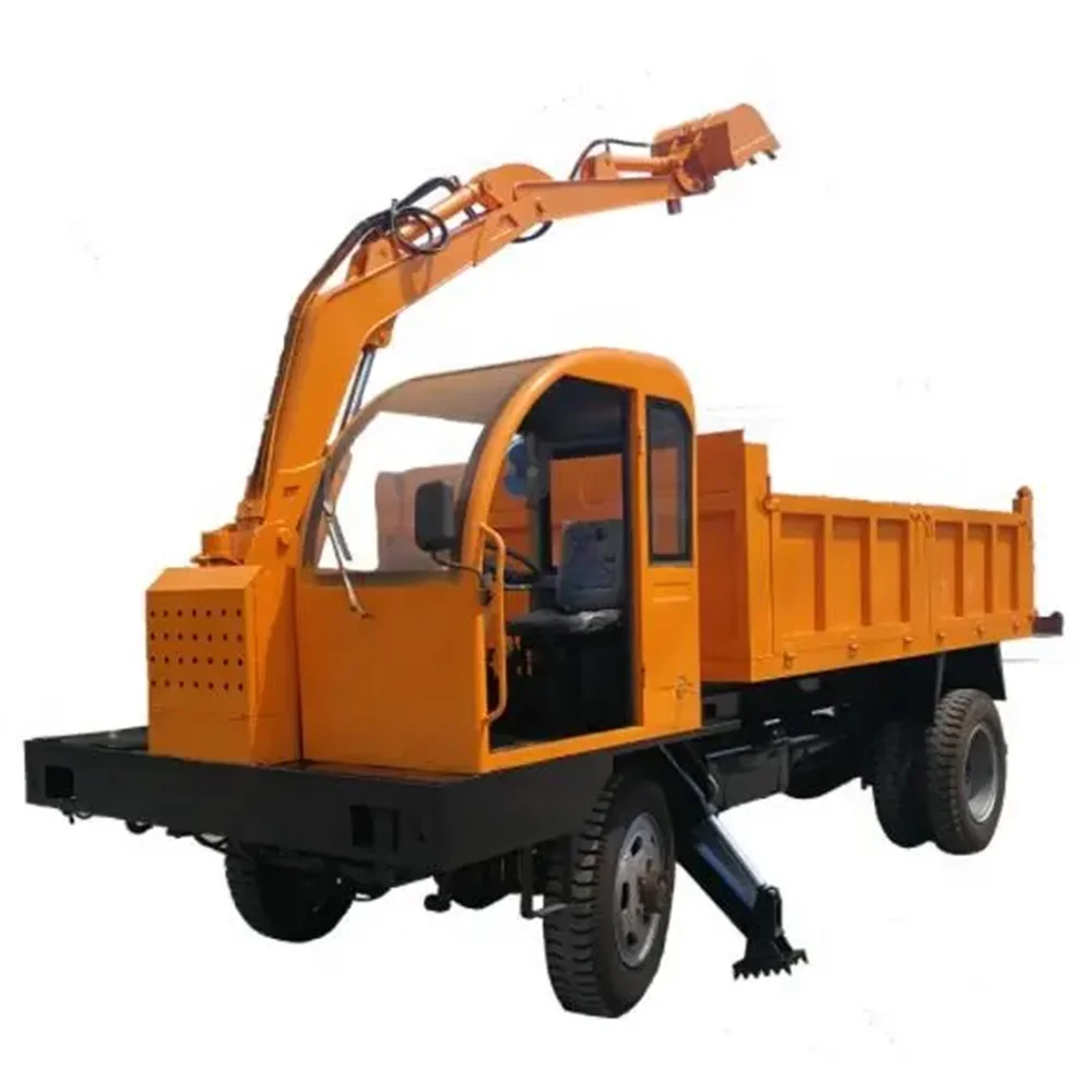 Factory direct sales fine processing Truck mounted excavator mini wood grabber Homemade car excavator