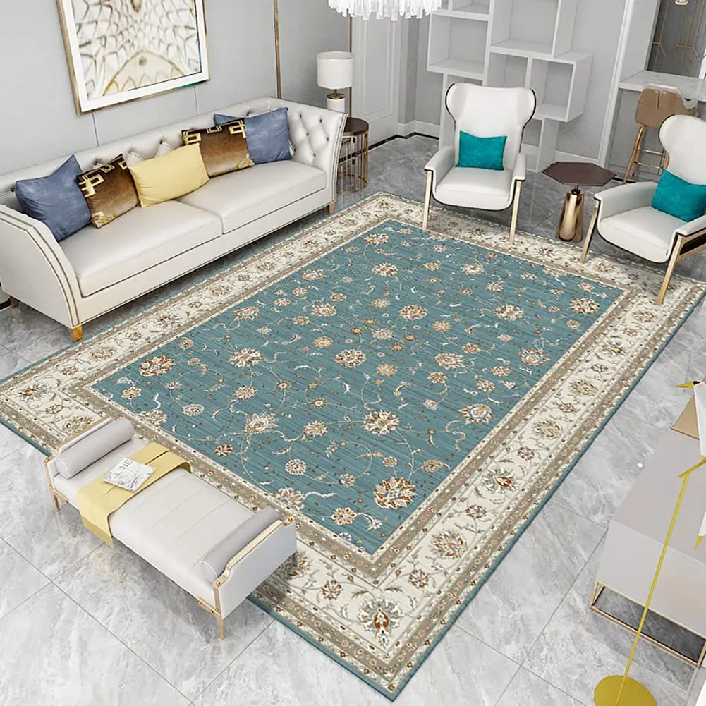 Thick Anti-Slip Mats Farmhouse Carpet Floor Carpet Multi Traditional Area Rug for Living Room Bedroom