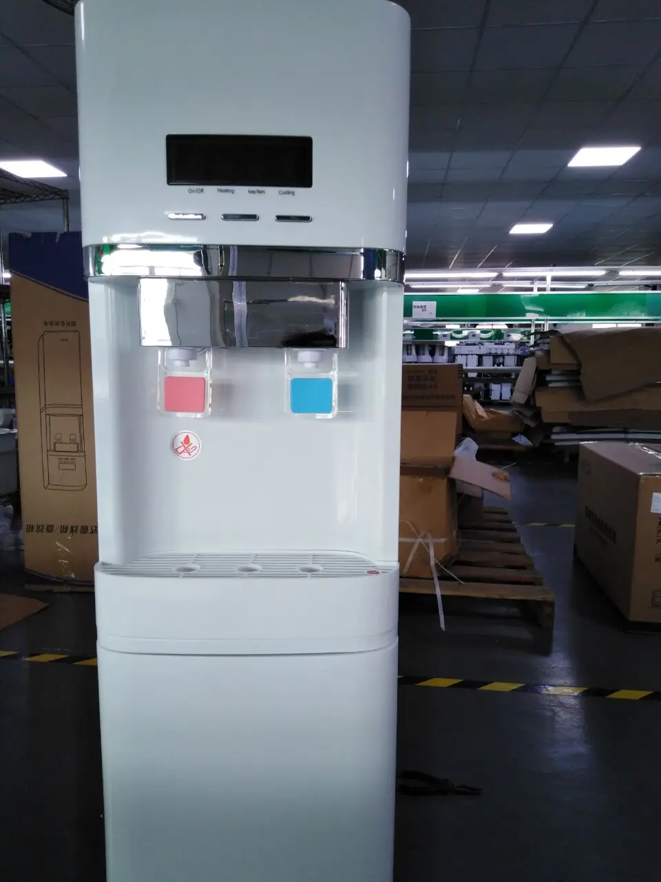 Outstanding Commercial 75GPD Water Filter Purifier Reverse Osmosis RO System Hot and Cold Warm Dispenser
