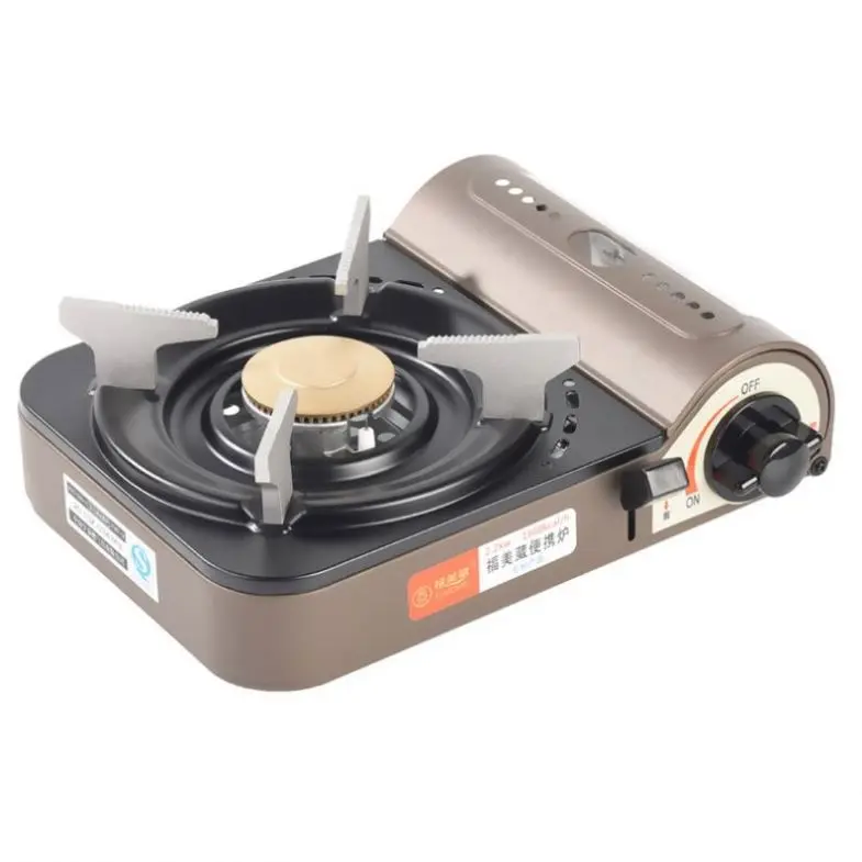 Factory Wholesale Cheap Price Infrared Portable Gas Stove Energy-saving Windproof Gas Stoves Outdoor Picnic Tool Black Aluminum