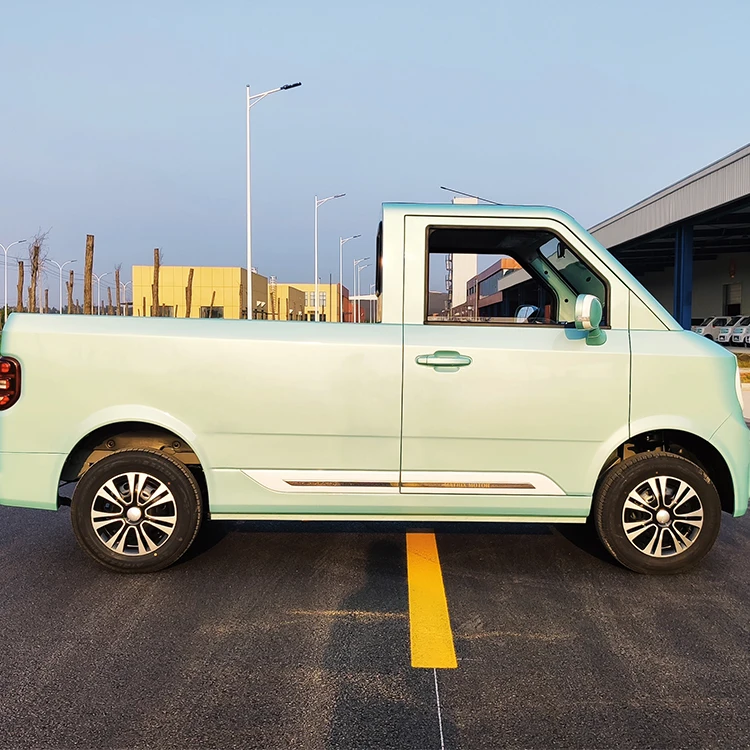Good Price Chinese Single Row High Quality 2350mm Wheel Base Adults Vehicle 4 Wheels Fast Electric Mini Truck