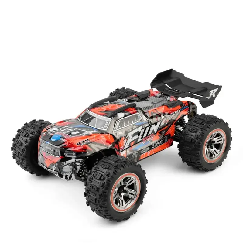Wltoys 184008 1/18 фары 4WD Радиоуправляемый автомобиль Профессиональный монстр грузовик 2 4 ГГц радио дрейф гоночный пластиковый шок с бесщеточным двигателем