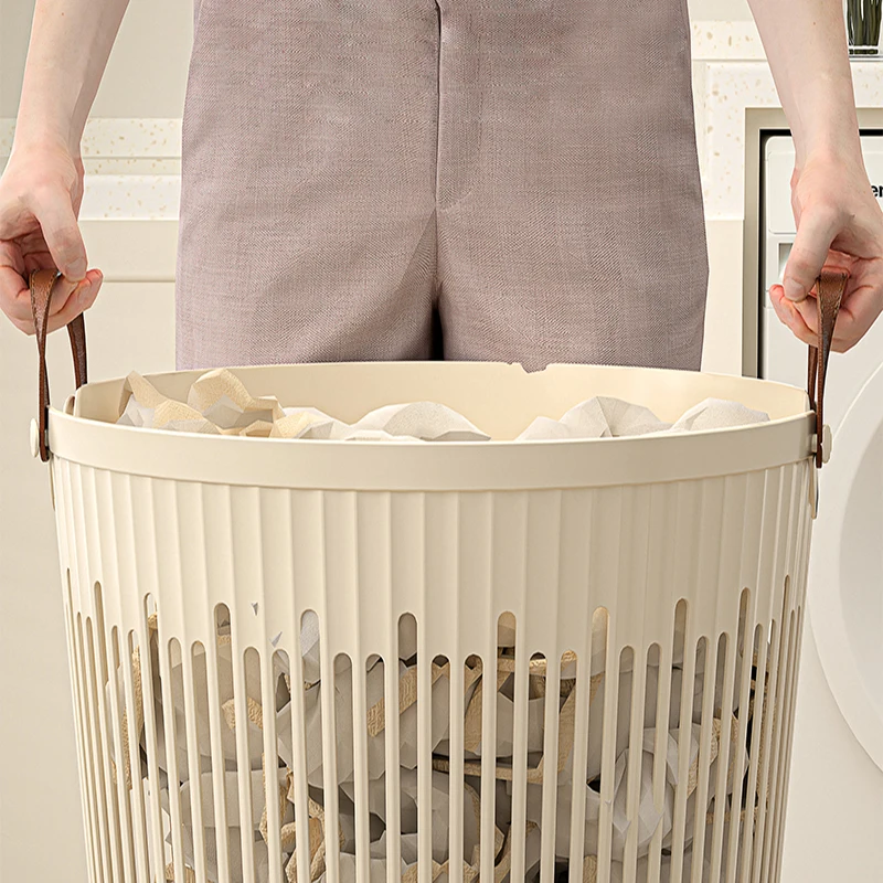 Rmier modern style dirty clothes basket household storage basket bathroom for changing laundry toy doll storage bucket