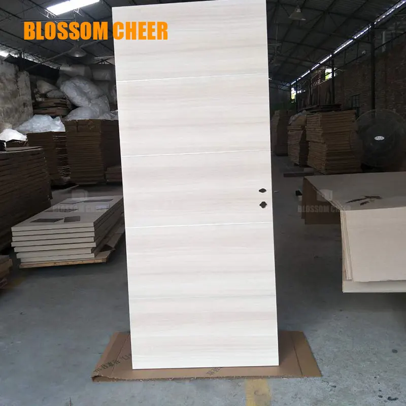 Modern Solid Swing French Design Porta Porte Intrieure Pologne En Bois MDF White Melamine Wooden Interior Internal Room Doors