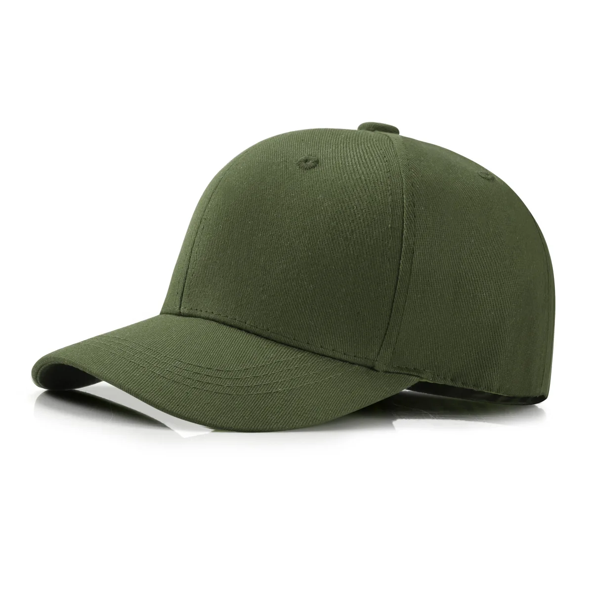 6 panel non-fading outdoor custom caps logo baseball cap dark red cotton structured basic baseball hat