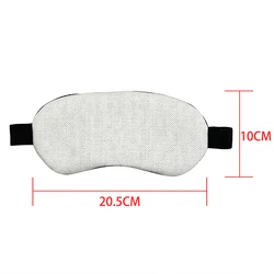 Buti Custom LOGO  Blank Sublimation Eye Mask Printing Sleeping Eye Mask Cotton Linen Sublimation Elastic Strap Shading Eye Mask