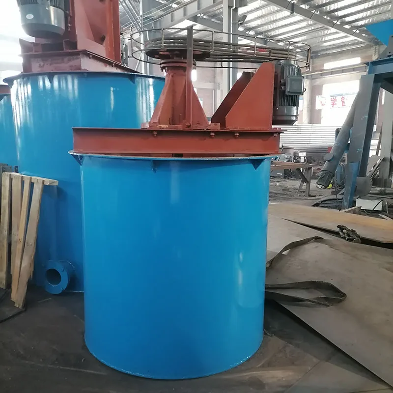Mixing agitation leaching tank with agitator mixer