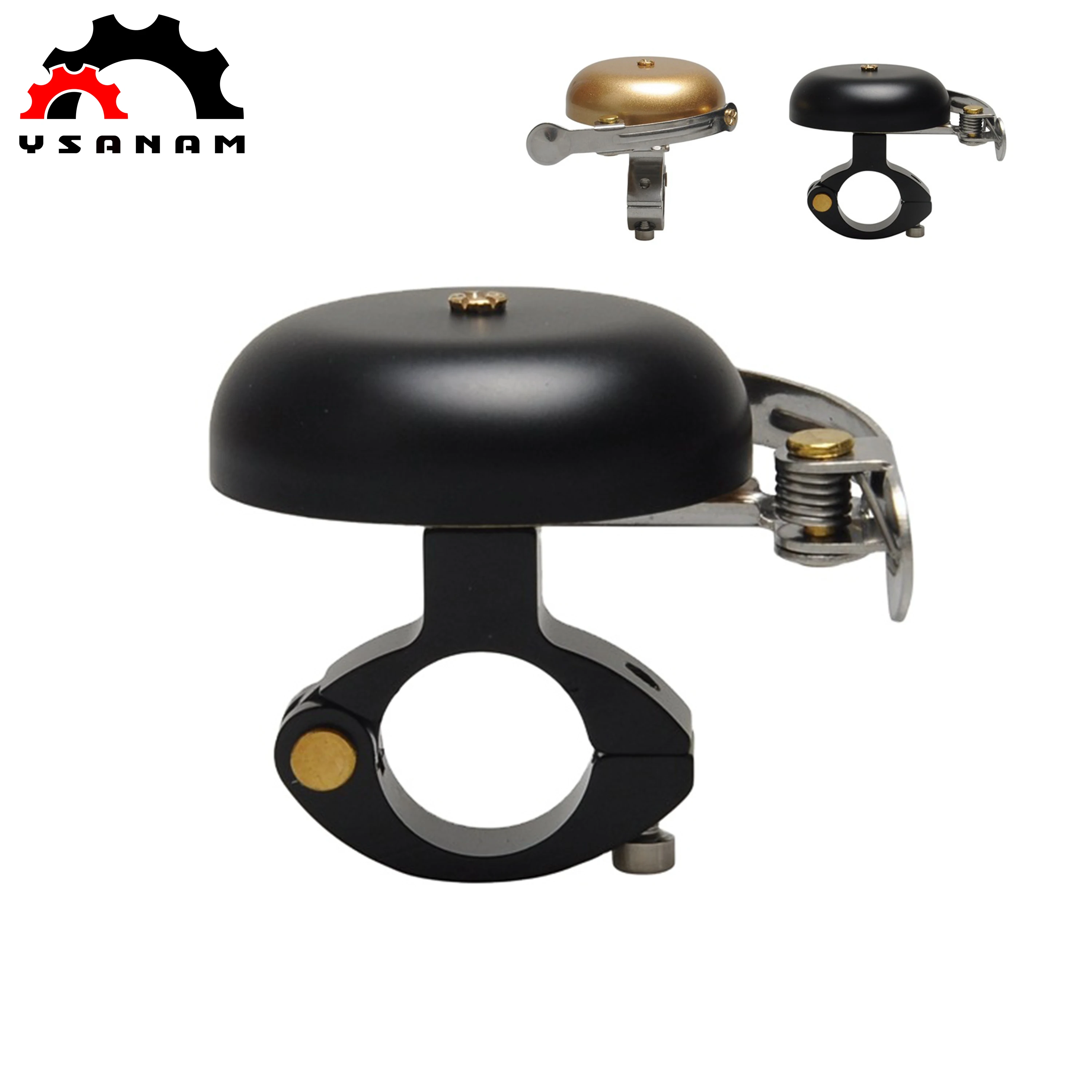 YSANAM Bicicleta Bicycle Bells Retro Copper Mountain Bike Loud Riding Gear Bike Accessories Bell