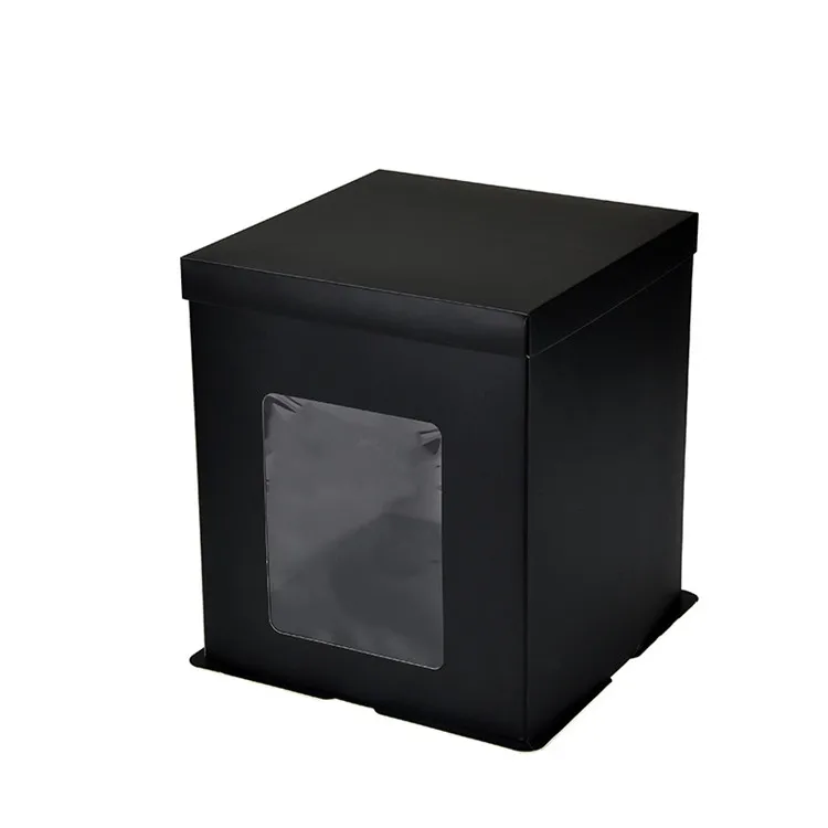 
Custom cake packaging box with windows 