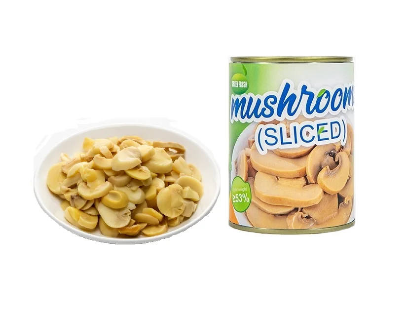 New Season Chinese Factory Supplier Canned Food Canned Mushroom Slice/Whole/P&S in Brine in Tin 2840g/800g/400g/284g