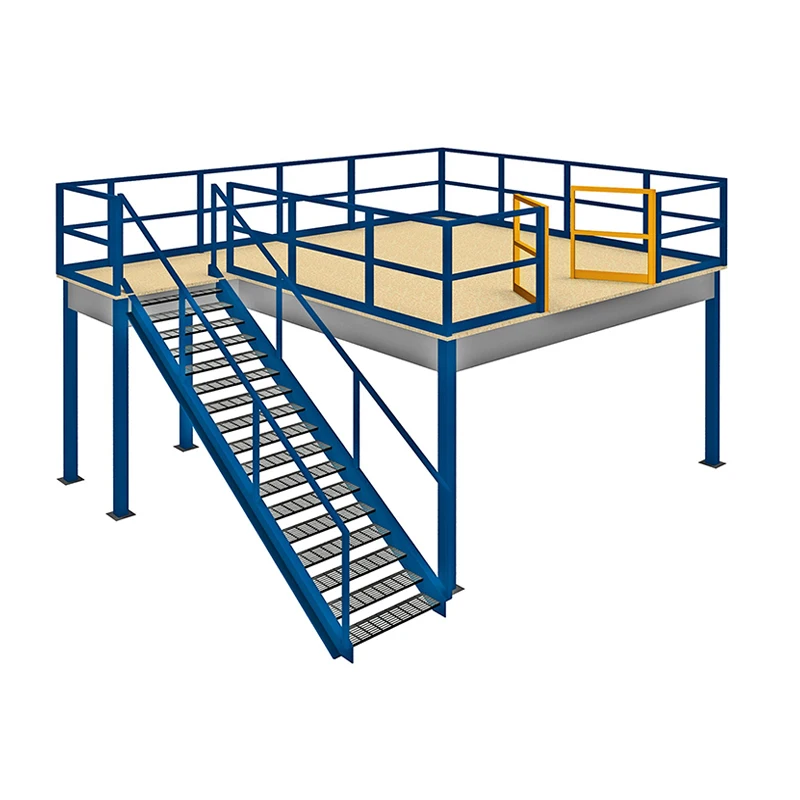 Customized Design High Quality Steel Storage Attic Platform Heavy Duty Wholesale Price Industrial Warehouse Storage Mezzanine