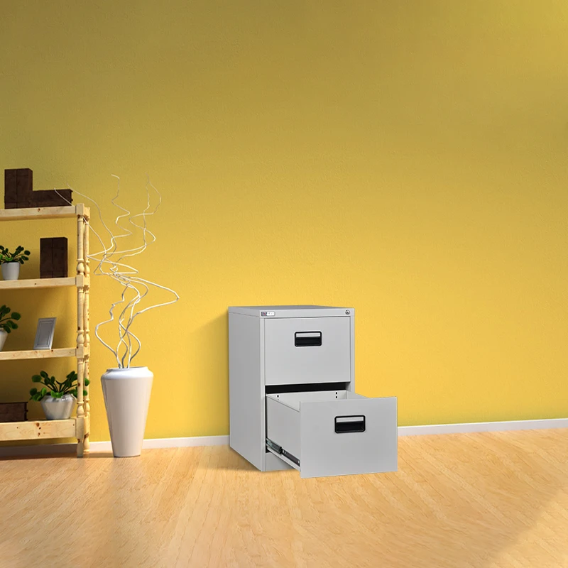 KD Structure metal black handle 2 drawer cabinet 3 drawer vertical filing cabinet 4 drawer