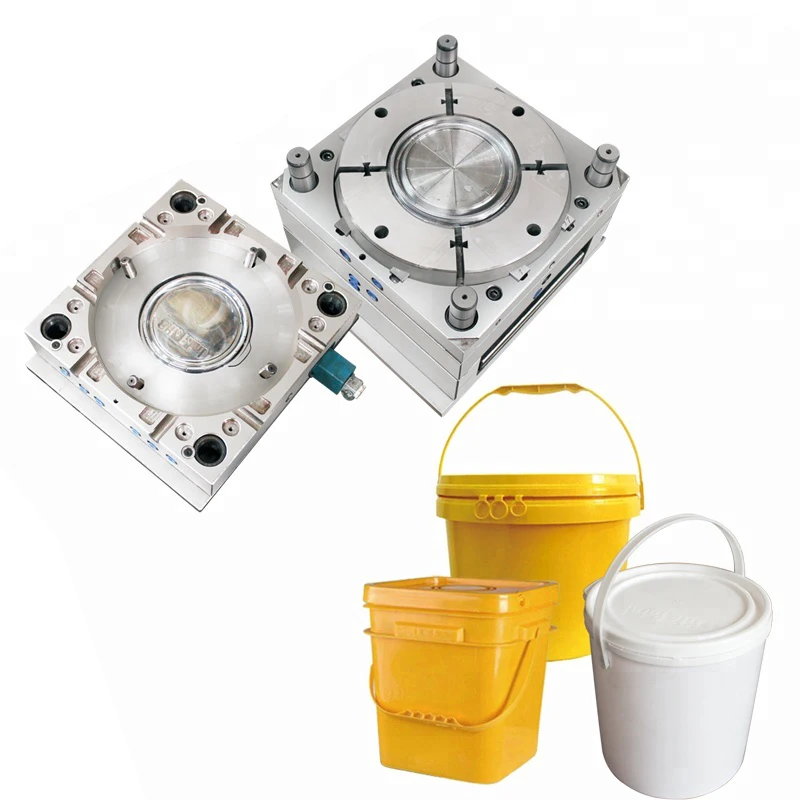 High Quality Customized Plastic Paint Bucket Mold Injection Bucket Mold