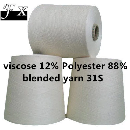 ПВ-полиэстер 32s 65% вискоза 35% смешанная пряжа