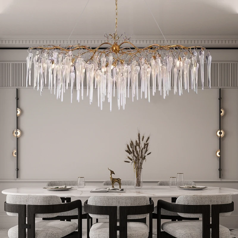 Modern Decorative Lighting Cheap K9 Crystal Restaurant Light luxury Modern LED Chandelier