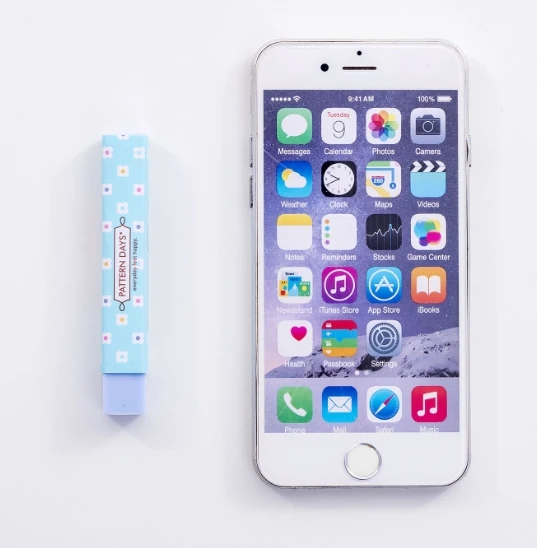 High Quality Hot Sale Multiple Candy Colors Funny Less Debris Long Two Headed Super Soft Student Eraser