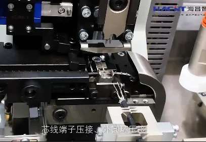 HBQ-212A data cable manufacturer machine  ETHERNET SHORT core WIRE CABLE PEELING STRIPPING AND CRIMPING MACHINE