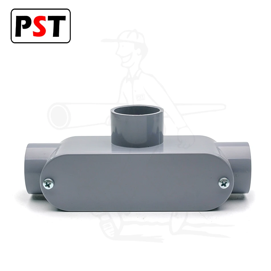 LB/LL/T Type PVC Outlet Conduit Body Plastic with Cover