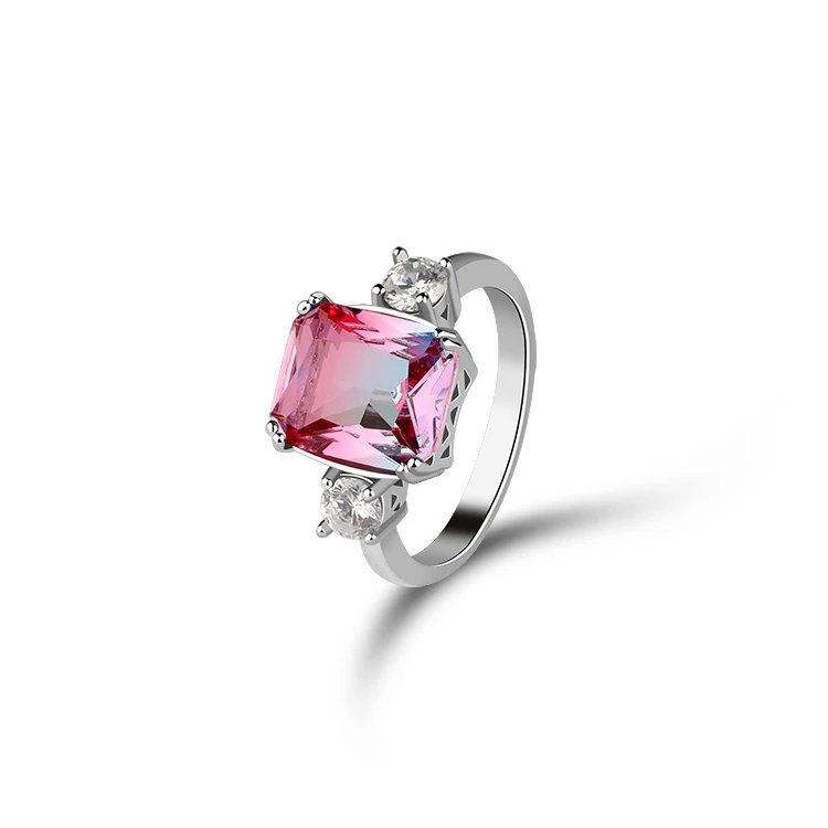 Wholesale Aibaba Diamond Ring Jewelry,dubai Diamond Rings,diamond Engagement Rings Silver CLASSIC Mascot Zircon 925 Customized