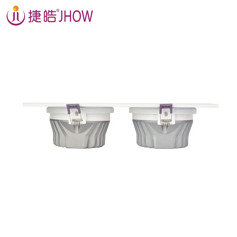 JHOW G3215 High Quality Recessed 15W Office Grille Grille Light Ceiling Light COB Downlight