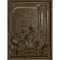 Modern Wall Decor Metal Art Gifts Animals Statue Bronze Peacock Relief Sculpture