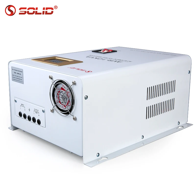 Wall-mounted Single Phase Voltage 10KVA 10000W Electronic Voltage Regulator 10 KVA Voltage Stabilizer Price