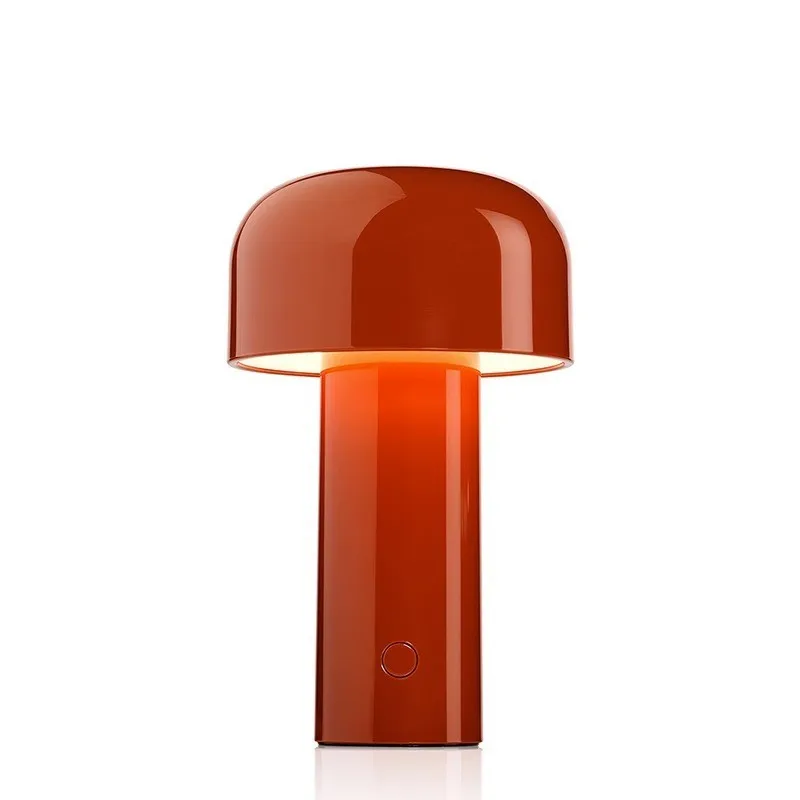 Ins style New Nordic light luxury mushroom bedside lamp Creative bedroom atmosphere lamp USB charging nightlight bar lamp