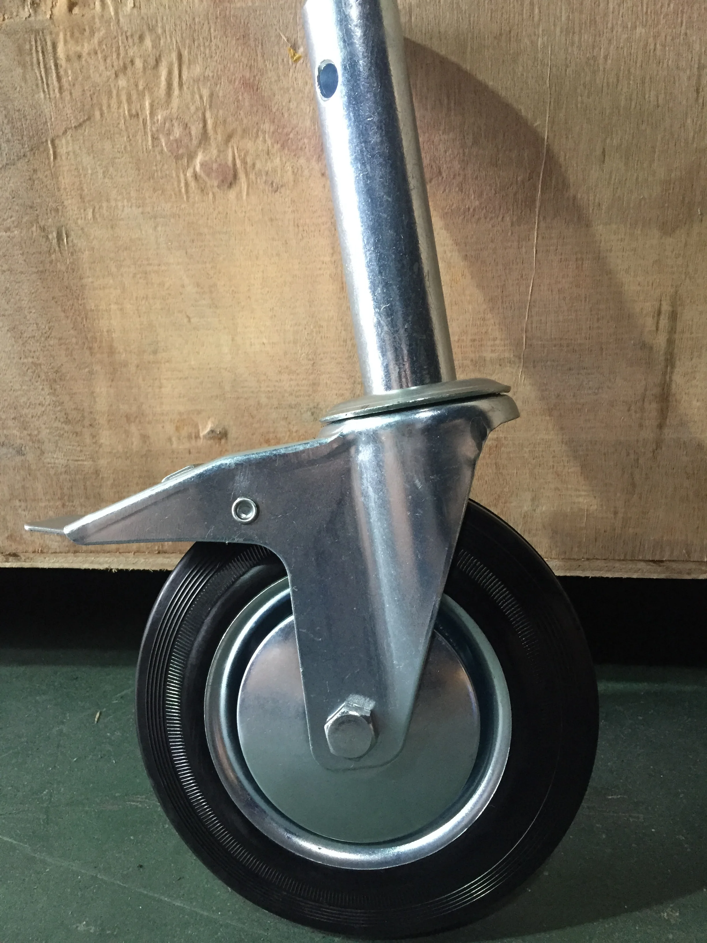 SQ Castor Swivel Heavy Duty Trolley Caster Wheel With Bearing Top Oem Ball Style,Heavy Duty Pressed Steel Industrial Castor