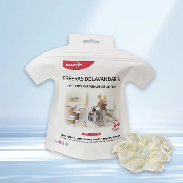 Custom Biodegradable Laundry Detergent strong Scent water soluble film Beads gel pod ball private label laundry detergent pods