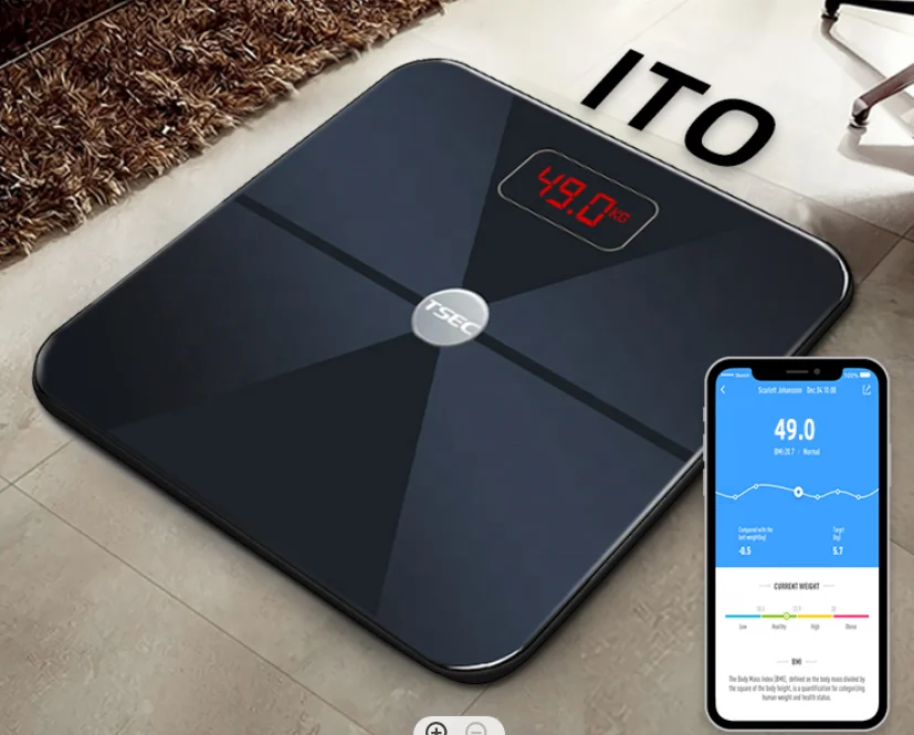 2023 Alibaba Jinhua Высокое качество OEM Цифровые Умные Электронные цифровые весы для анализа жира в организме персональная жена Bluetooth