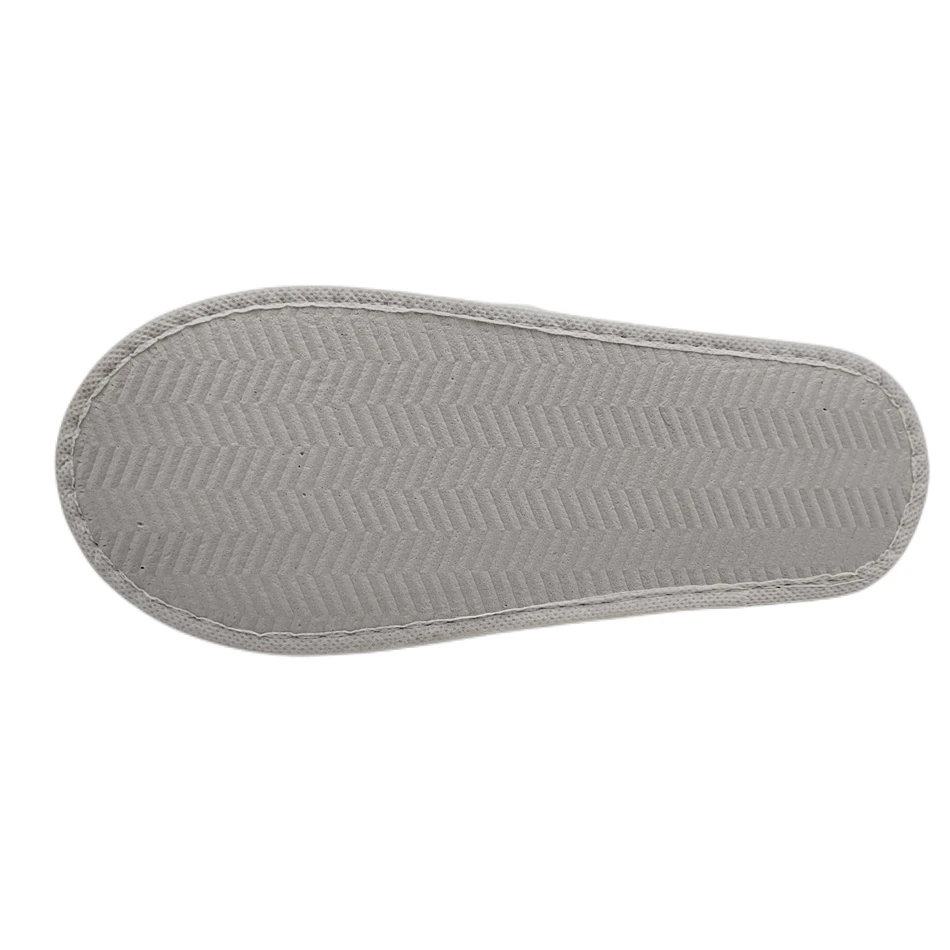 Прочные в использовании Горячие пользовательские логотип белые распродажа Нескользящие одноразовые Тапочки для отеля