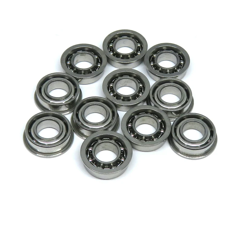 ABEC-7 SMF84 Single Low Stainless Steel Flanged Bearing 4x8x2mm