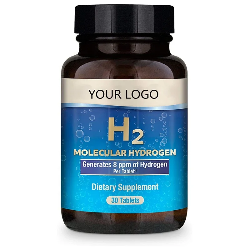 Vegan Non GMO H2 Molecular Hydrogen Tablets Dietary Supplement Magnesium Effervescent Tablets