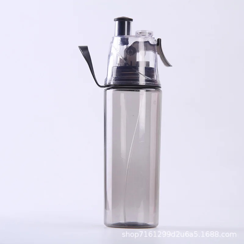 Summer Hot Sale Spray Water Bottle Outdoor Drinking Bottle with Straw Sports GYM Use Portable Bottle