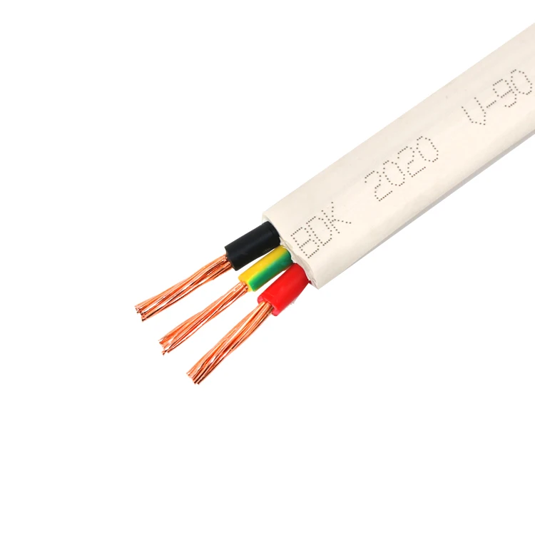 Popular Australian standard copper conductor pvc insulated heating twin and earth flat TPS cable with SAA approval