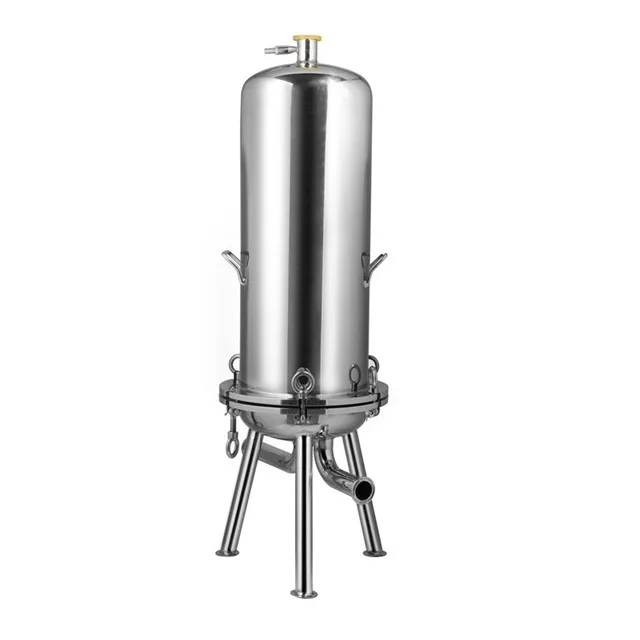 High pressure & high temperature designs are available Stainless Steel 304/316L Filter Housing