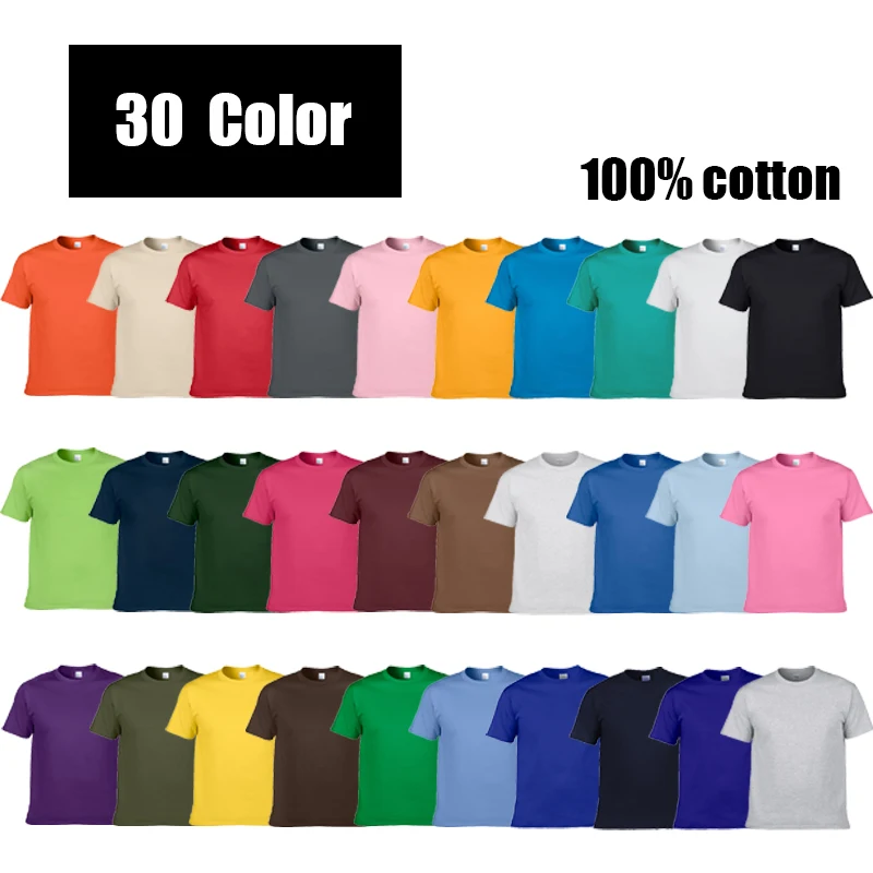100% Cotton  Logo Printed Blank Plain  Graphic Cotton Uniform  Custom design casual T shirt 180 grams  heat transfer printing