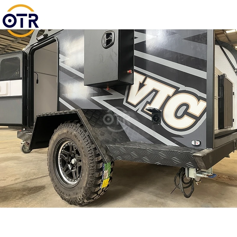 Factory Direct Supply   Towing Aluminum Overland 4 People Travel Trailers  4X4