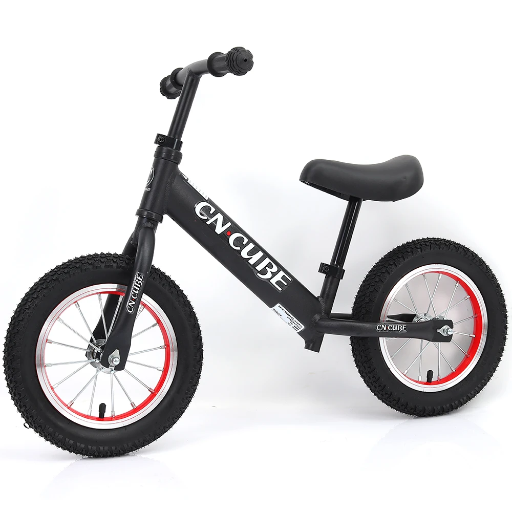 Pink air rubber tire aluminum laufrad fat balance cycle for baby girls