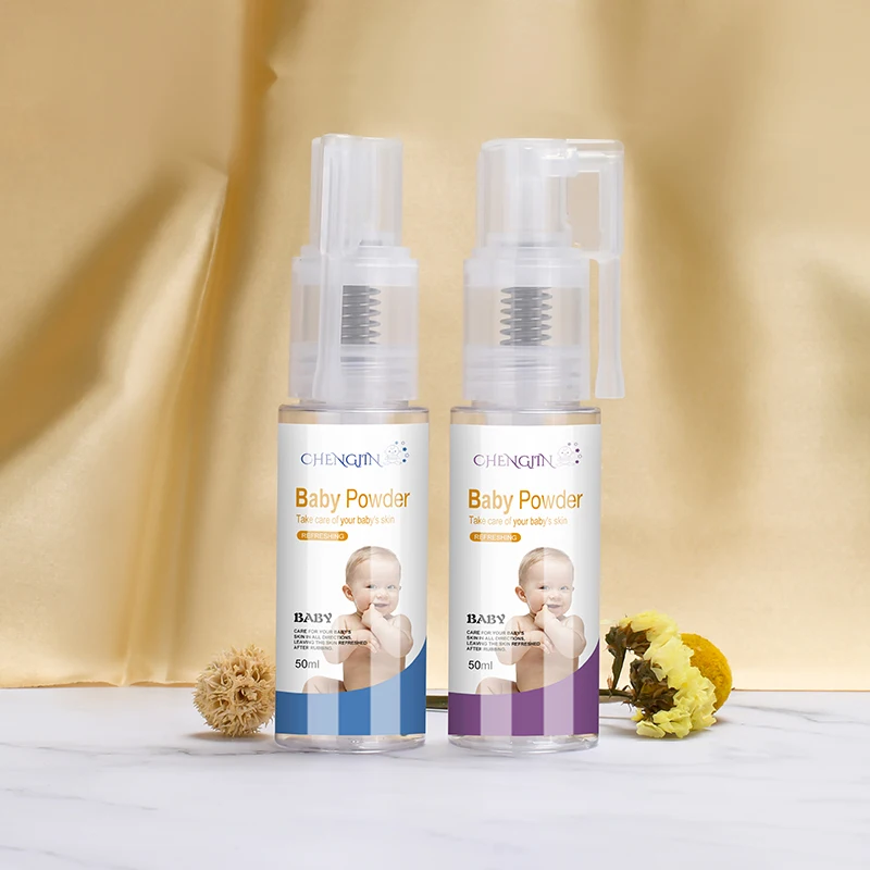 Dry Shampoo Puff Glitter Spraying Pump Dusting Cosmetic Packaging Plastic Volume Texture 14ml 18ml 25ml 50ml Powder Spray Bottle