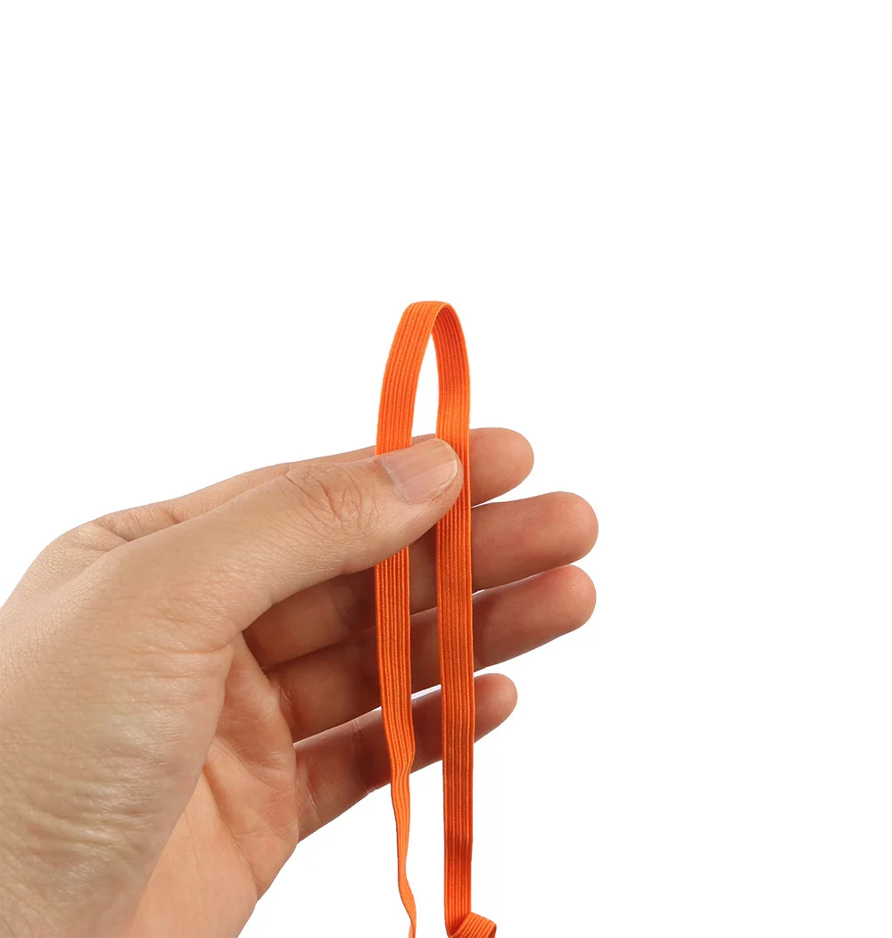 High quality 3mm 5mm6mm 8mm flexible polyester round flat strong latex rubber elastic cords rope for garment