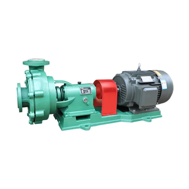 Corrosion-resistant wear-resistant horizontal single suction centrifugal chemical mortar pump