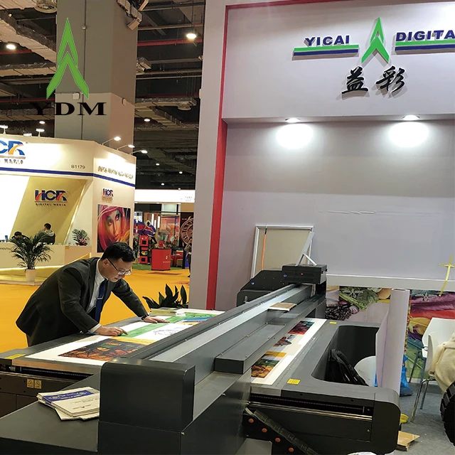 Industrial large format 2d 3d UV flatbed printer in digital inkjet ,floor wall printing machine,multicolor ,textile,ceramic