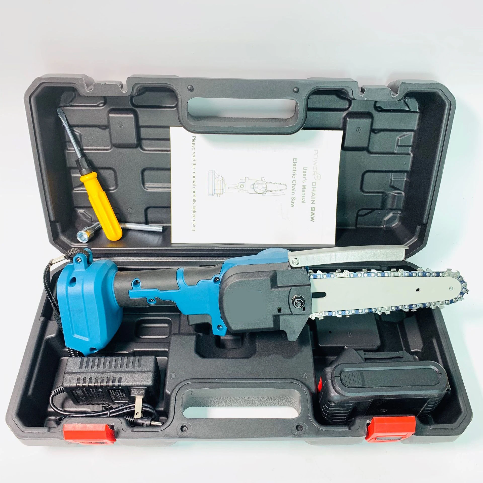 Wood Cutting Machine 6inch Rechargeable Lithium Battery Cordless Chainsaw Brushless Chain Saw Electric
