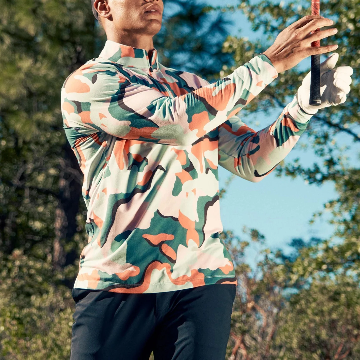 Mens Quarterzips New Fall Zip Golf Custom All Street Breathable Good 4 Slim Sleeve Golf Quarter Zip