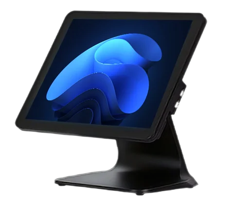 High Quality 15 Inch/15.6 Inch Touch Screen POS Terminal Cash Register Metal Stand Support LED8/VFD220 for Retail/Restaurants