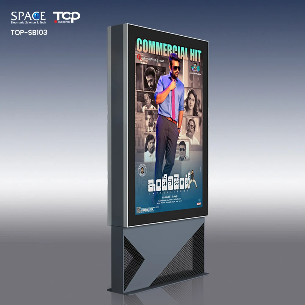 Outdoor Roadside scrolling light box electrical kits LED Lighting advertising light box